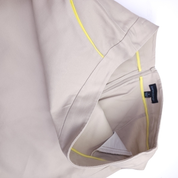 Cynthia Rowley Beige Lime Detailing Sz 6 - Picture 5 of 8
